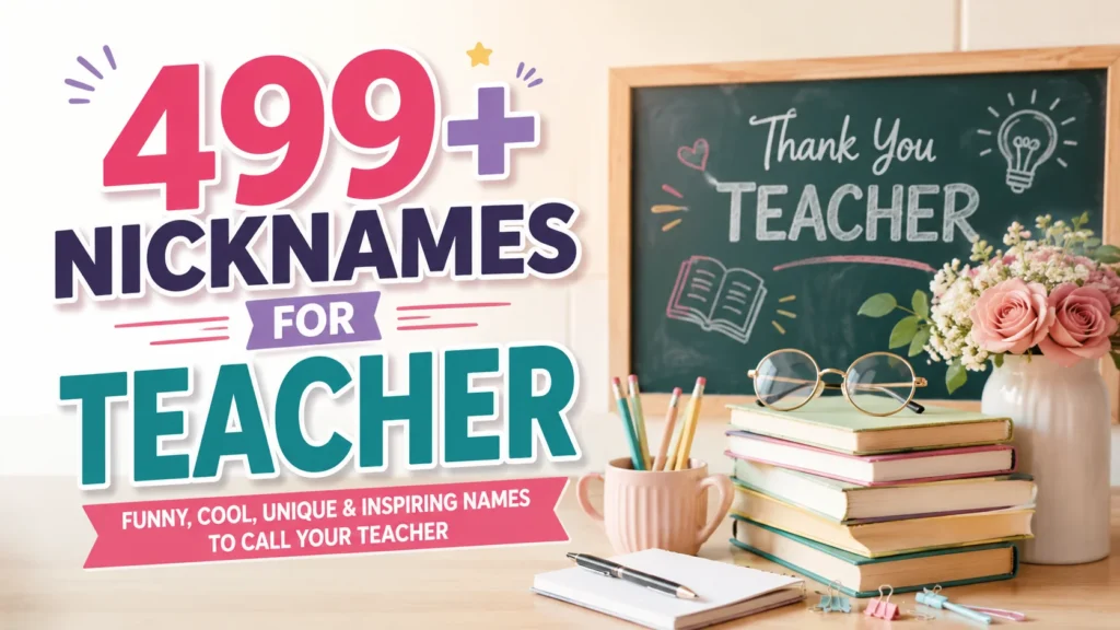 nicknames for teacher