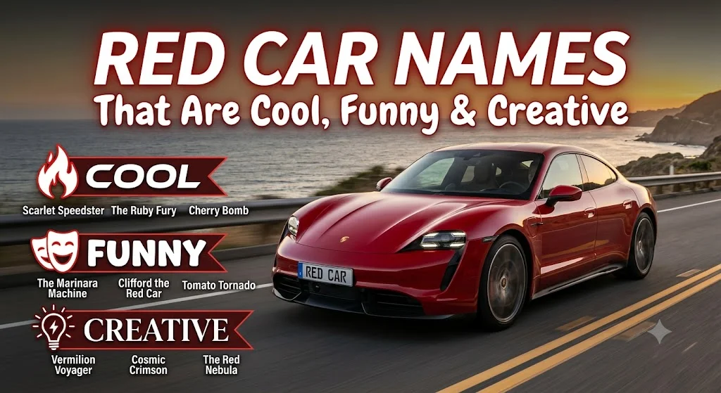 Red Car Names Female