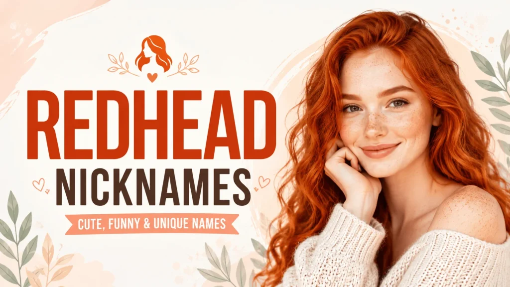 redhead nicknames