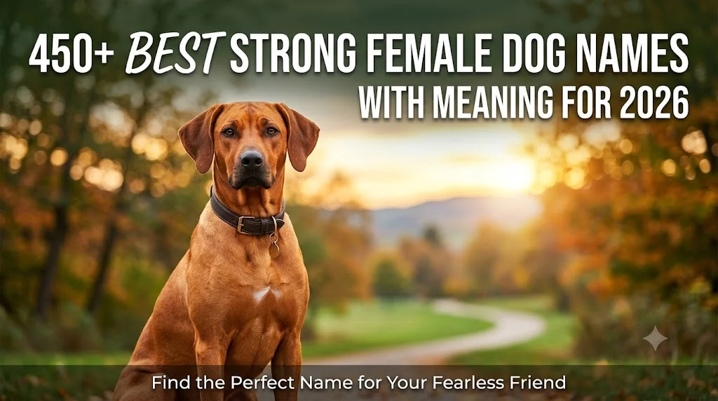Strong Female Dog Names for German Shepherds