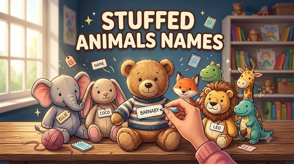 stuffed animals names