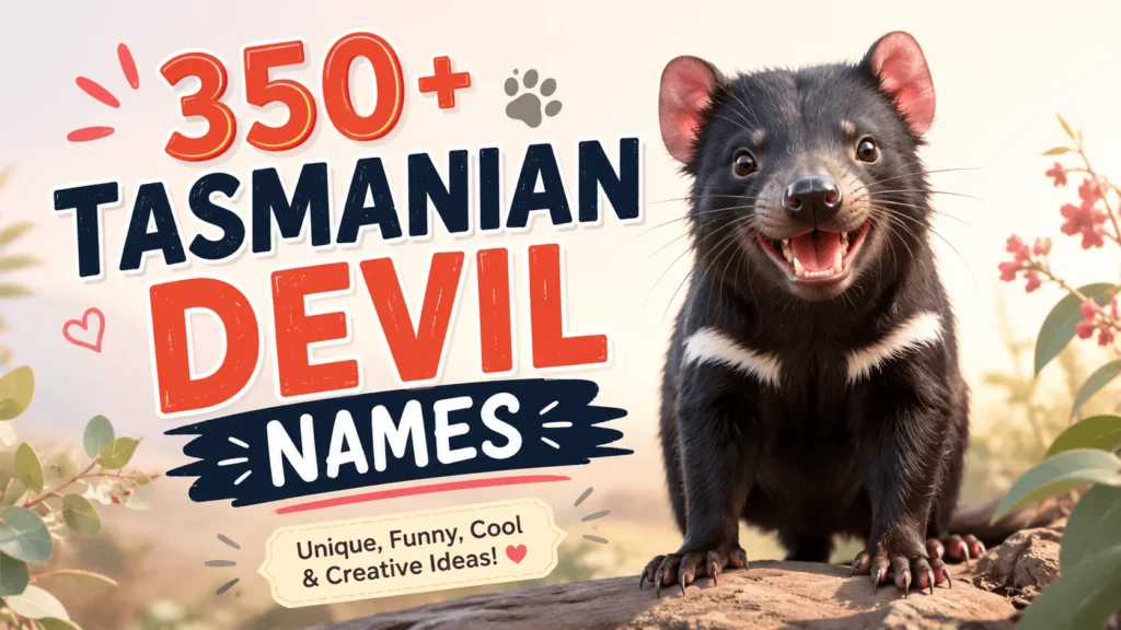 tasmanian devil names