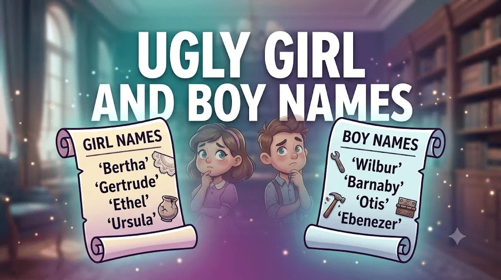ugly girl and boy names
