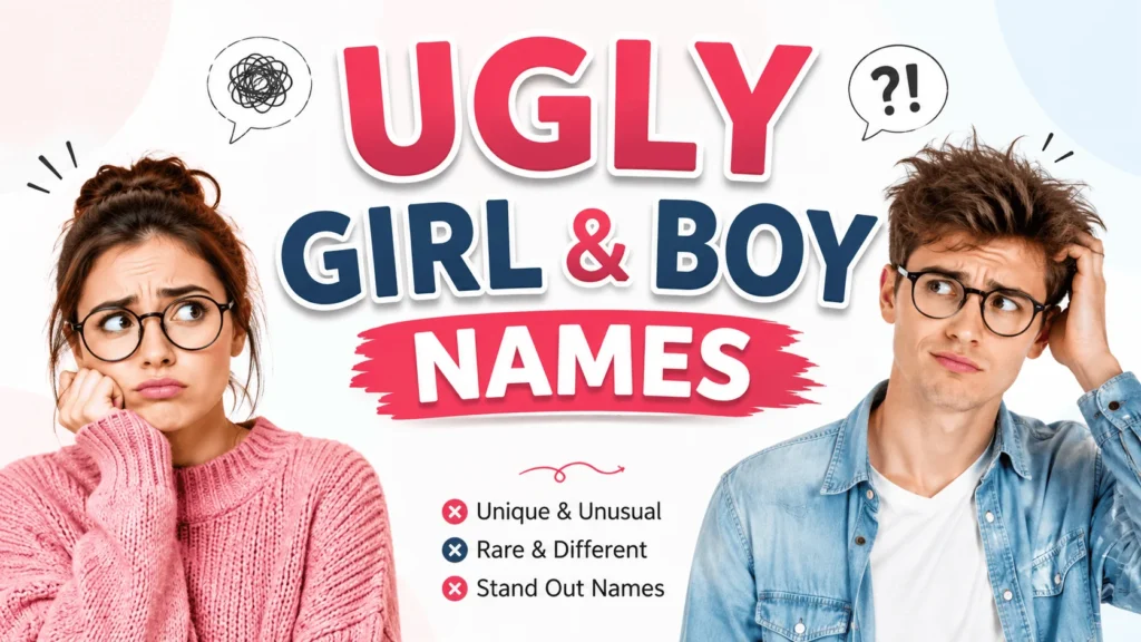ugly girl and boy names