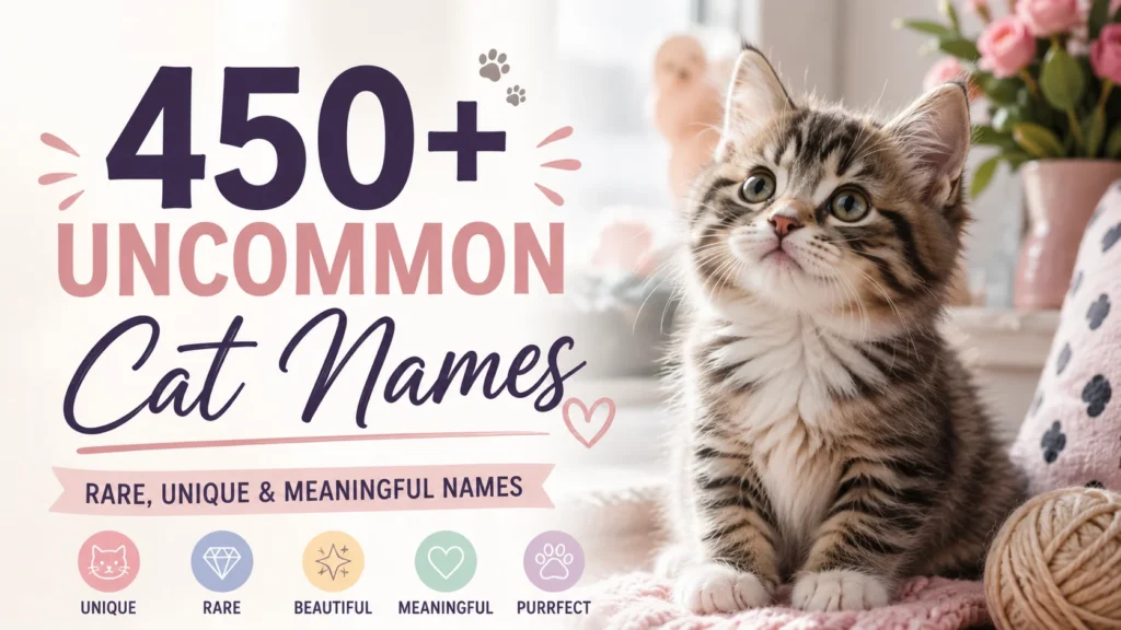 uncommon cat names