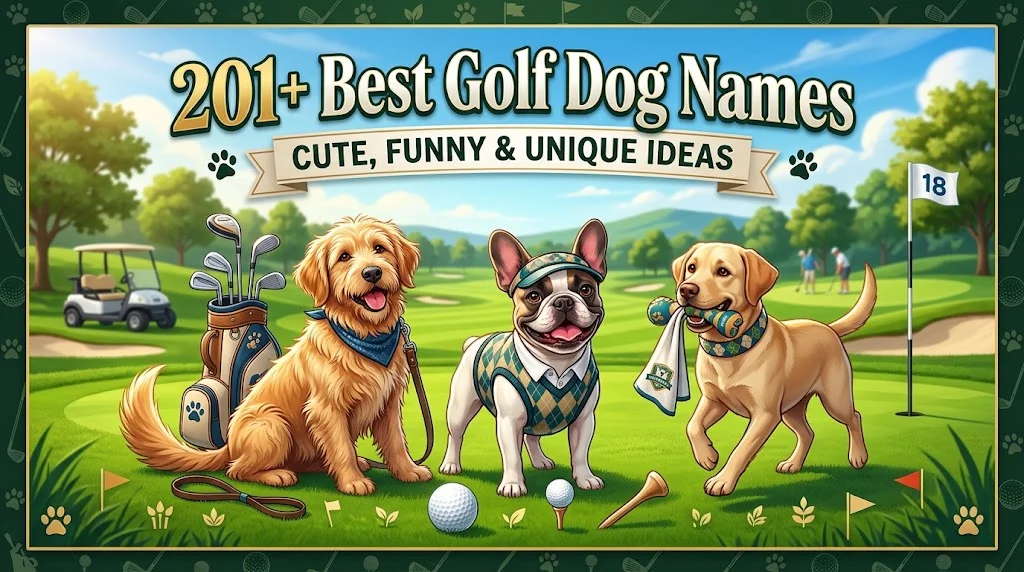 201+ Best Golf Dog Names: Cute, Funny & Unique Ideas