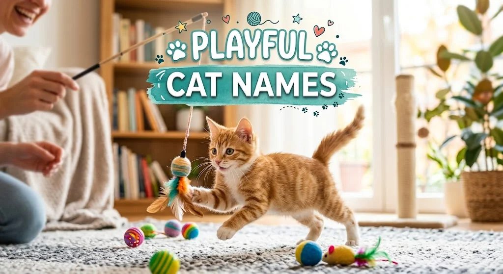playful cat names