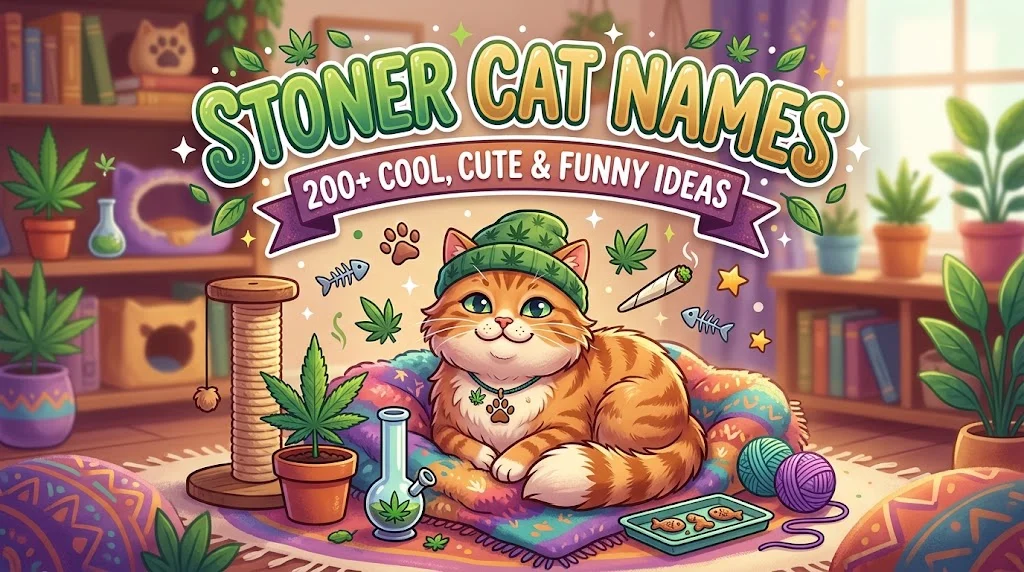 Stoner Cat Names: 200+ Cool, Cute & Funny Ideas