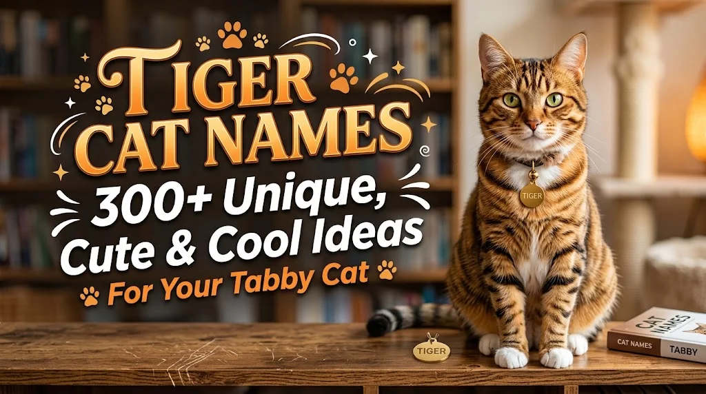Tiger Cat Names: 300+ Unique, Cute & Cool Ideas for Your Cat