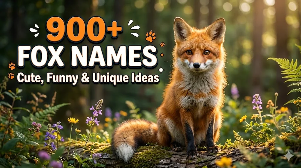 900+ Fox Names: Cute, Funny & Unique Ideas