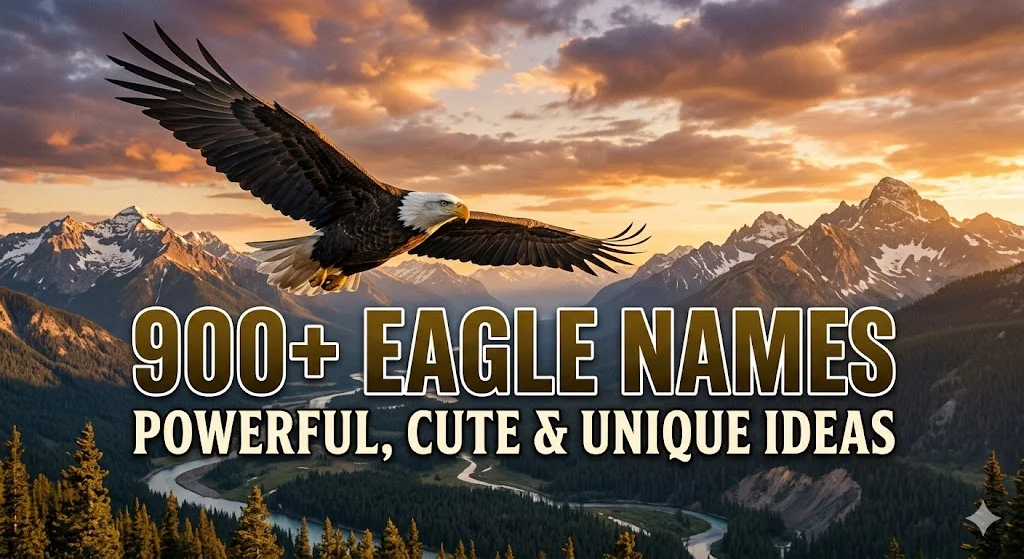 900+Eagle Names: Powerful, Cute & Unique Ideas