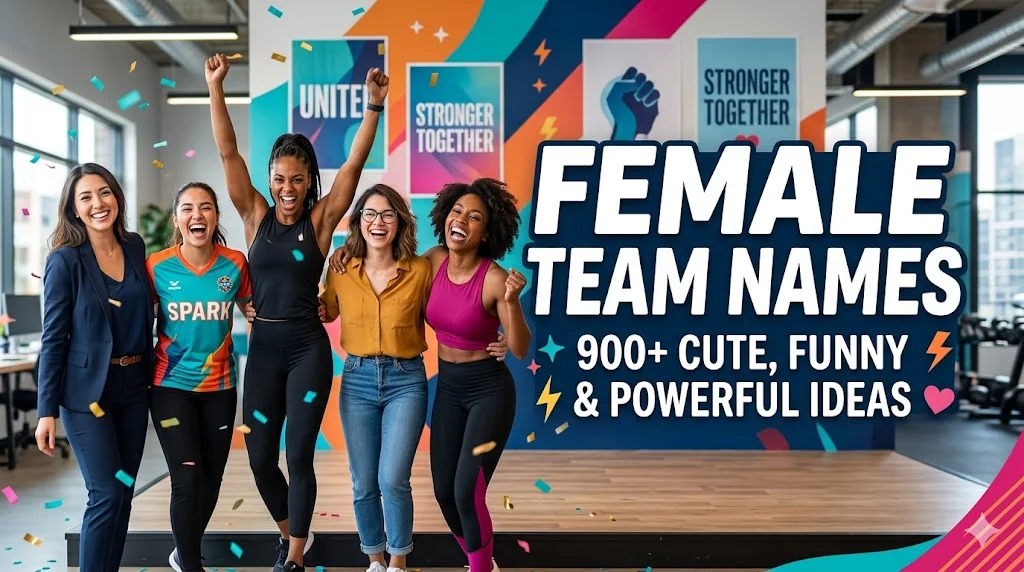 Female Team Names: 900+ Cute, Funny & Powerful Ideas