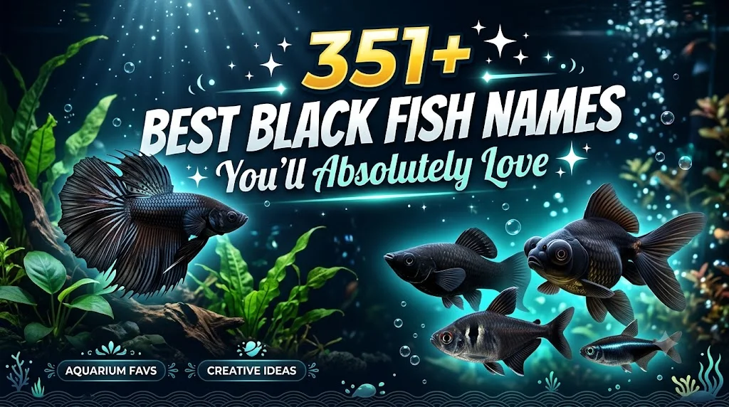 351+ Best Black Fish Names You'll Absolutely Love 