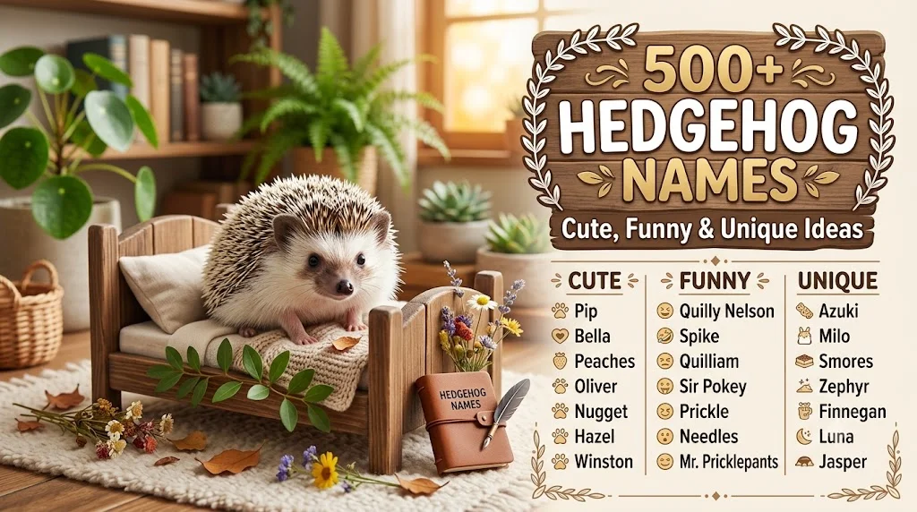 500+ Hedgehog Names: Cute, Funny & Unique Ideas