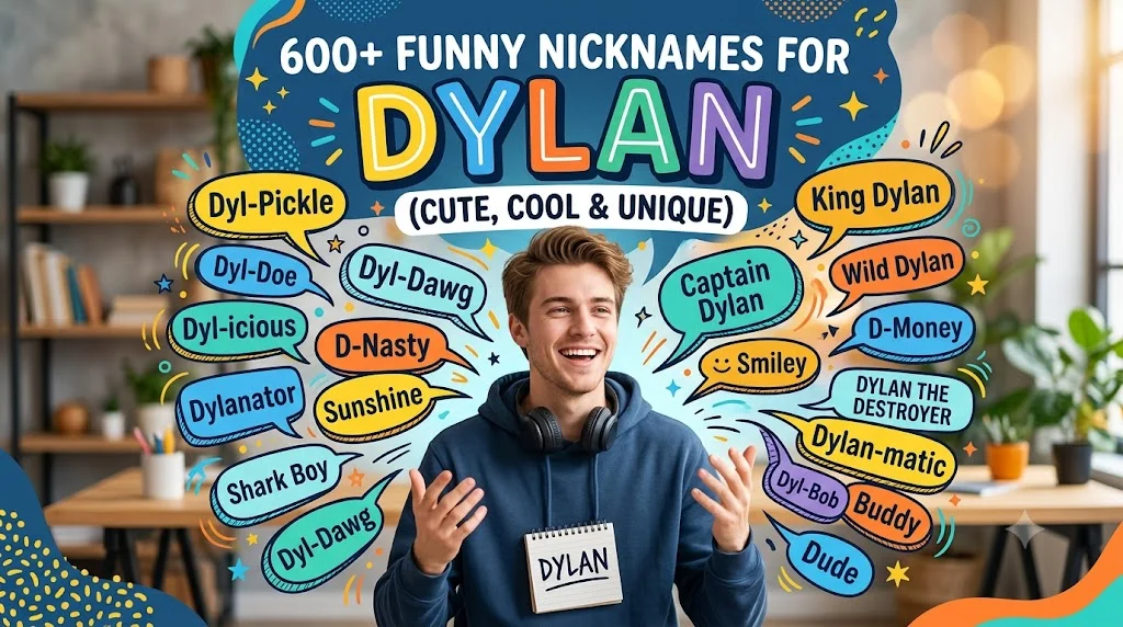 600+ Funny Nicknames for Dylan (Cute, Cool & Unique)