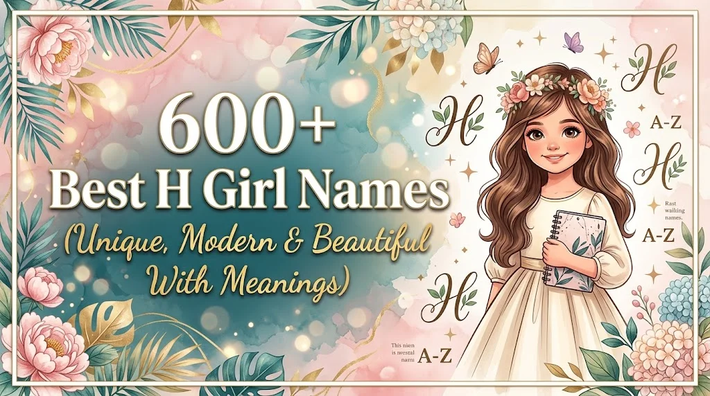 600+Best H Girl Names (Unique, Modern & Beautiful With Meanings)