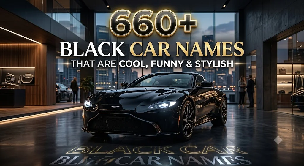 660+ Black Car Names That Are Cool, Funny & Stylish 