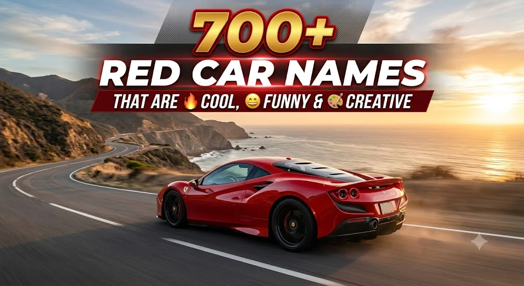 700+ Red Car Names That Are Cool, Funny & Creative 