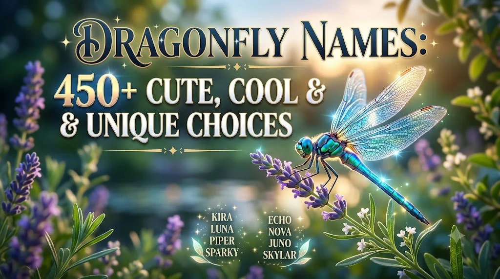 Dragonfly Names: 450+ Cute, Cool & Unique Choices