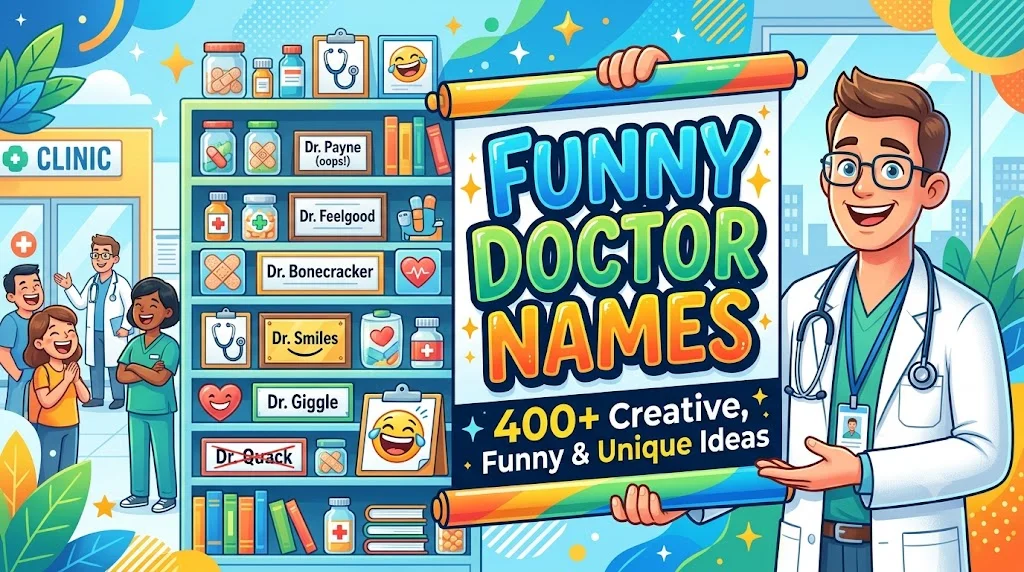 Funny Fake Doctor Names: 400+ Creative, Funny & Unique Ideas