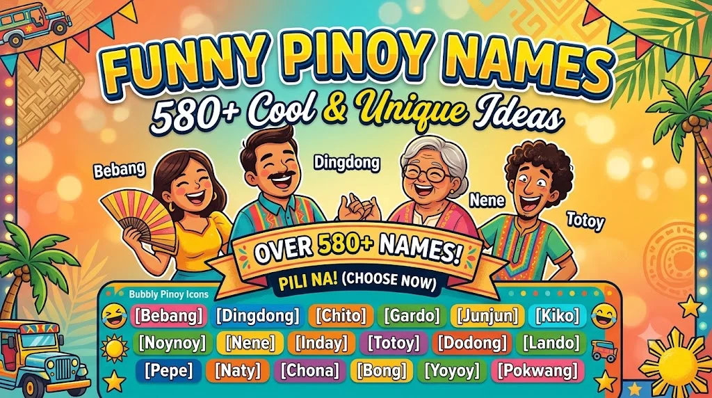 Funny Pinoy Names: 580+ Cool & Unique Ideas