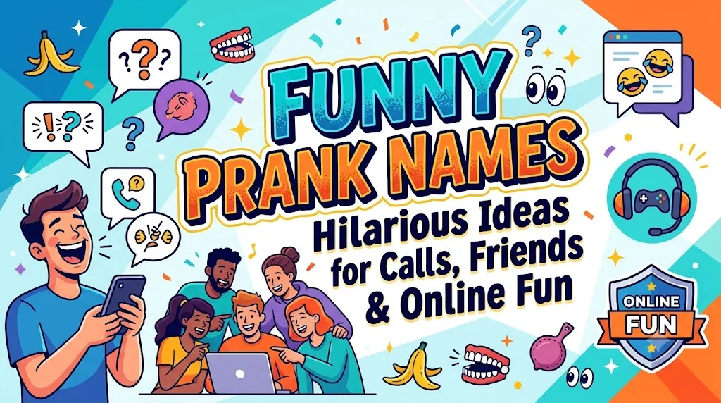 Funny Prank Names: 750+ Hilarious Ideas for Calls, Friends & Online Fun