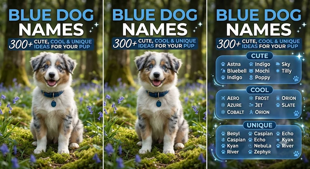 Blue Dog Names: 300+ Cute, Cool & Unique Ideas for Your Pup 