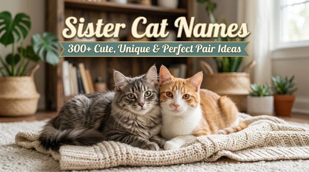 Sister Cat Names: 300+ Cute, Unique & Perfect Pair Ideas 